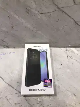 Di jual HP NEW Samsung galaxy A36 5G warna BLACK RAM 8GB ROM 256GB
