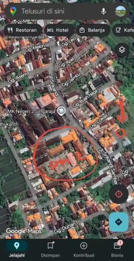 Tanah depan SMA 2 singaraja cocok kos kosan atau hunian pribadi