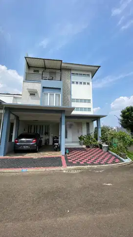 TURUN HARGA 1M Rumah Hook 3 Lantai Nomor Cantik di Cosmo Icon BSD