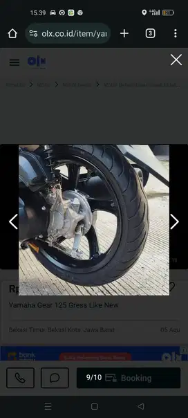 YAMAHA GEAR 125 .KM RENDAH PEMILIK SENDIRI