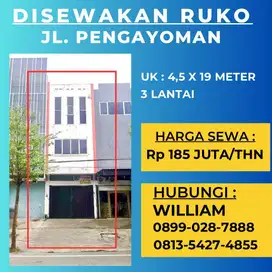 SEWA RUKO STRATEGIS JL PENGAYOMAN MAKASSAR