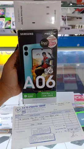Samsung A06 5G ram 6/128gb garansi resmi bisa dianter