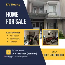 (DVR010) Dijual Rumah Baru dalam cluster di kranggan cibubur