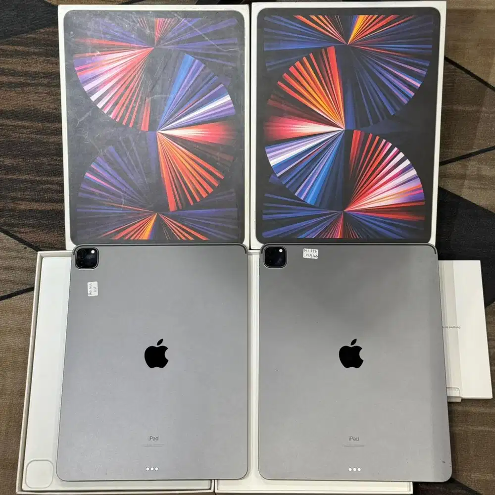 ipad pro M1 12,9 inch 128 / 256 fullset wifi only mulus