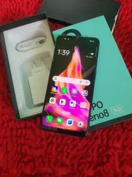 Oppo Reno 8 5g NFc amoled ram 8+8/256 fulset