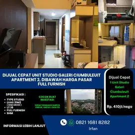 Dijual Cepat Apartemen Studio GCA 2 Full Furnish Harga Dibawah Pasar