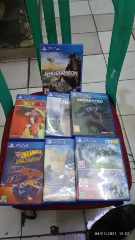 Kaset original PS4 second normal borong