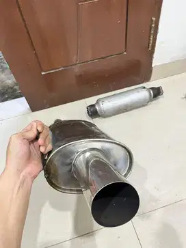 Dijual knalpot mobil Fujitsubo full stainless + resonator