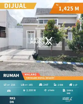 Rumah Siap Huni Dekat Poros Jalan Malang Dan Batu
