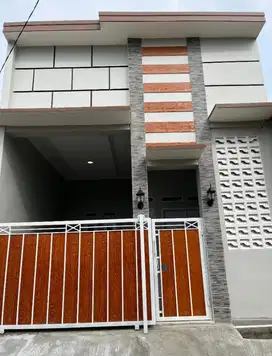 Elegan minimalis SHM cukup 15jt dapat rumah di villa gading harapan 1