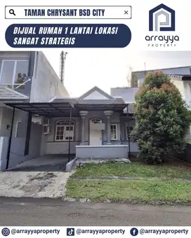 RUMAH 1 LANTAI DI CLUSTER TAMAN CHRYSANT BSD .GLB137