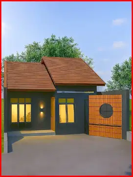 Tempel, Rumah Jogja Model Japandi Type 50 Dekat RSUD Sleman