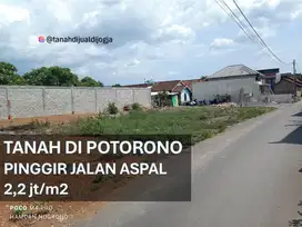 Tanah dekat Jl PLeret di Potorono Banguntapan Siap Bangun