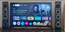 Jual tv led polytron 32inch android google tv seri speaker tower