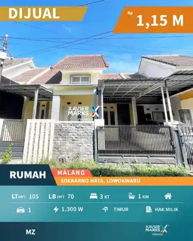 Rumah Minimalis Selangkah Dari Rumah Sakit Universitas Brawijaya Mlg