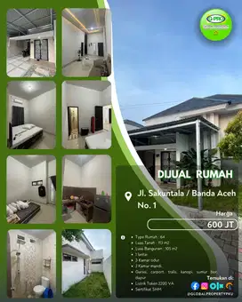 Dijual Rumah Kondisi Baru Daerah Sakuntala Pekanbaru Kota!
