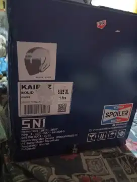 Dijual helm NJS KHAIROZ WHITE