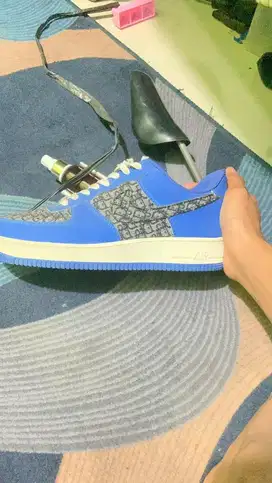 sepatu af 1 colab dior