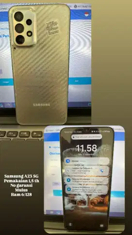 Handphone Samsung a23 5G second