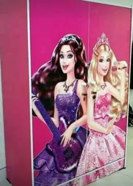 Lemari Pakaian Anak 2 Pintu Princess Pink