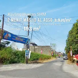 Dekat Kota Solo: Tanah SHM 3 Jt-an/m2 di Purbayan, Ideal Bangun Hunian