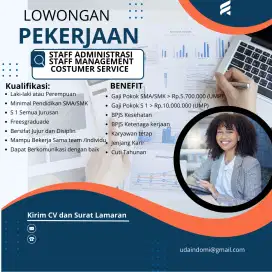 LOWONGAN BARU GRATIS 100%