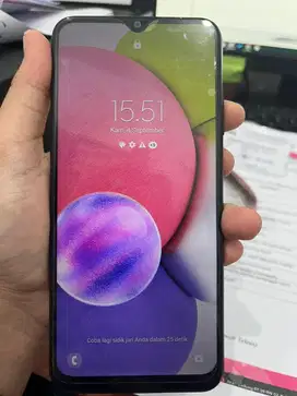 DIJUAL SAMSUNG A03s lengkap box dan charger ori samsung