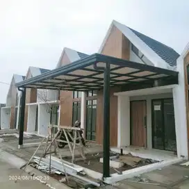 kanopi besi hollow galvanis