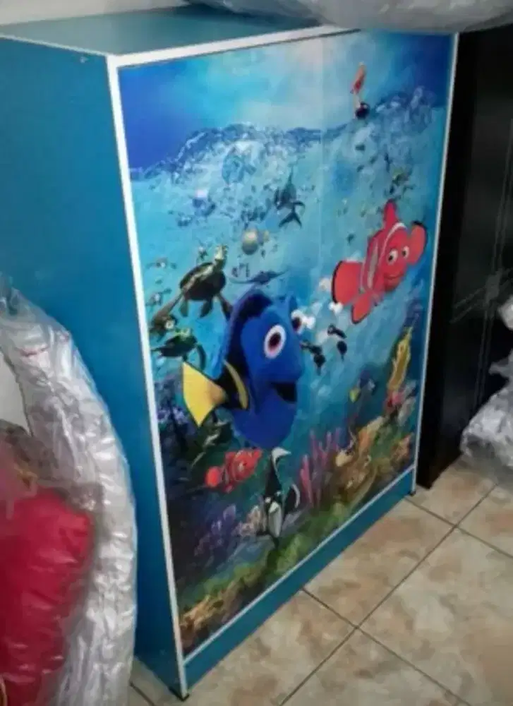 Lemari Pakaian Anak 2 Pintu Nemo