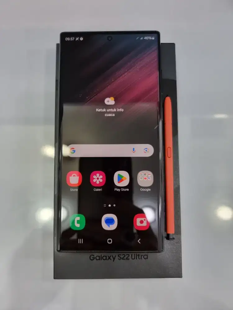 Samsung S22 Ultra 5G 12+8/256Gb Red Ex Garansi resmi SEIN -MasterCom