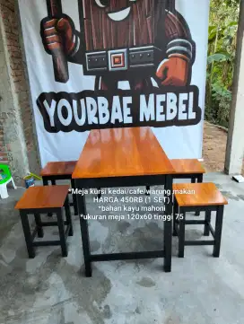 Meja kursi kedai/cafe