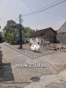 Tanah Pekarangan MURAH HOOK Purwomartani dkt Sekolah Budi Mulia Tajem