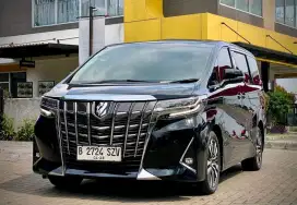 Toyota Alphard G ATPM 2.4  Matic Triptonic  A/T Tahun 2018 Hitam