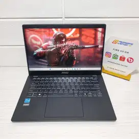 MSI Modern 14 C12MO Intel Core i3-1215U 8GB/512GB, KONDISI MULUS