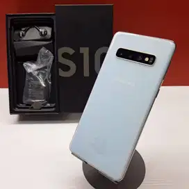 Fullset Samsung Galaxy S10+ 8/128GB Hitam RESMI NO MINUS