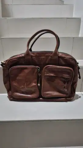 Tas Fossil defender doublezip workbag | Tas kerja