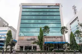 Akses satu harga ke ruang kerja, kantor virtual, dan ruang rapat di Regus Menara Asia Afrika