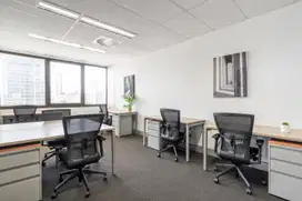 Ruang kantor terbuka dengan layanan lengkap untuk Anda dan tim di HQ GKM Green Tower