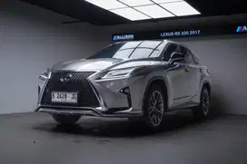 Lexus RX 200t 2.0 F Sport SUV AT 2017 SILVER Dp 2,9 Jt No Pol Genap