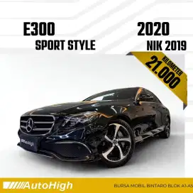 DP10% [Km21.000] E300 AVG Sport Style 2019 Black Reg 2020 #AUTOHIGH