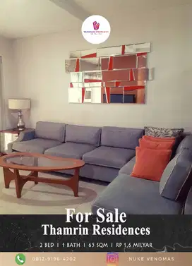 Jual Apartemen Thamrin Residence 2 Bedroom Lantai Sedang