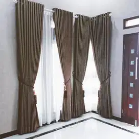 Dijual Gorden Blackout Pasang Skat Klinik Hordeng Gordyn Vitrase