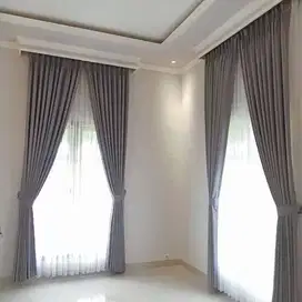 Tukang Tirai Gorden Jendela Gordyn Mewah Hordeng Terbaru Murah
