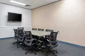 Ruang kantor terbuka untuk 10 orang di HQ Mega Office Park