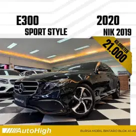 DP10% [Km21.000] E300 Sport Style 2019 Black / C300 Reg 2020 #AUTOHIGH