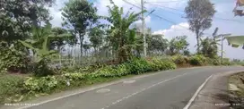 TANAH 5.300 M2 HAWA ADEM COCOK VILLA KULINER 900 M WISATA GERMANGGIS