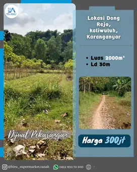 Tanah Pekarangan di Kaliwuluh