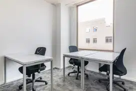 Ruang kantor pribadi berlayanan lengkap untuk Anda dan tim di Regus Menara Asia Afrika