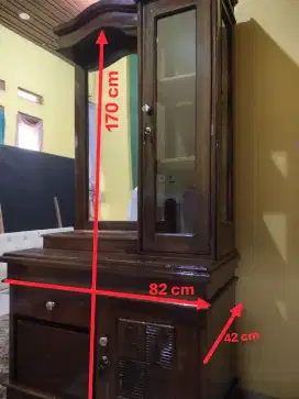 Meja rias kayu jati