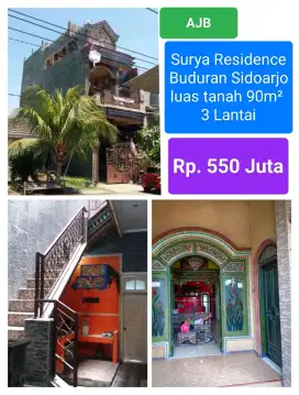 Surya residence buduran sidoarjo 3 lantai